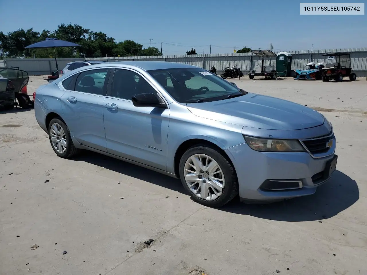 2014 Chevrolet Impala Ls VIN: 1G11Y5SL5EU105742 Lot: 56757675