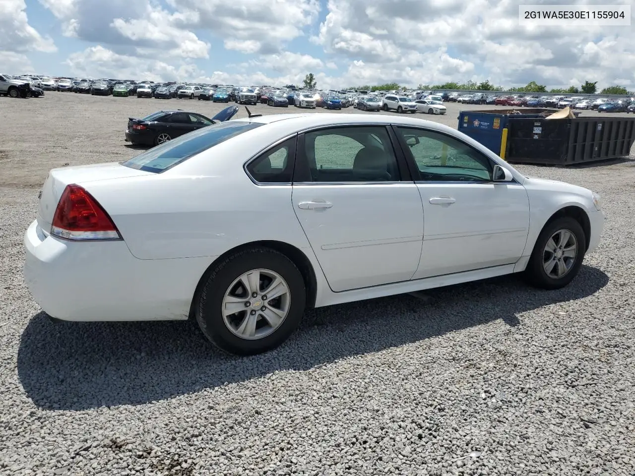 2014 Chevrolet Impala Limited Ls VIN: 2G1WA5E30E1155904 Lot: 56856485
