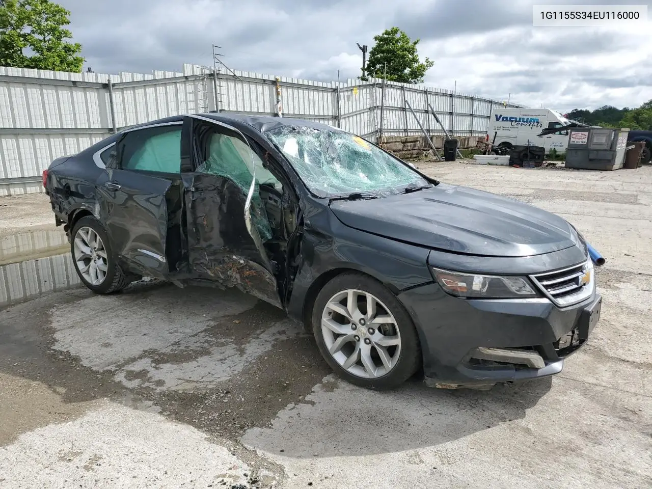 2014 Chevrolet Impala Ltz VIN: 1G1155S34EU116000 Lot: 61012575