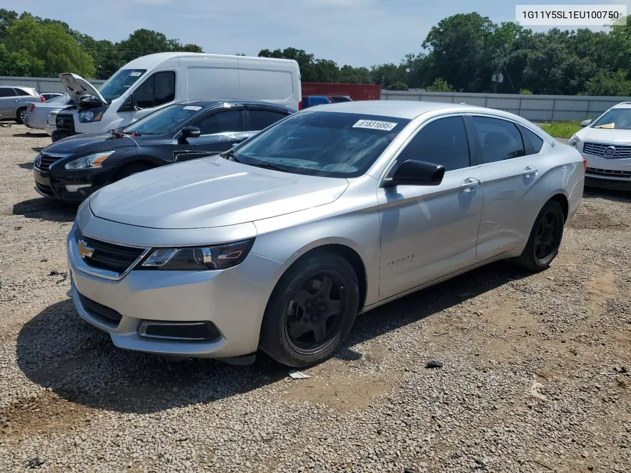 2014 Chevrolet Impala Ls VIN: 1G11Y5SL1EU100750 Lot: 61831695