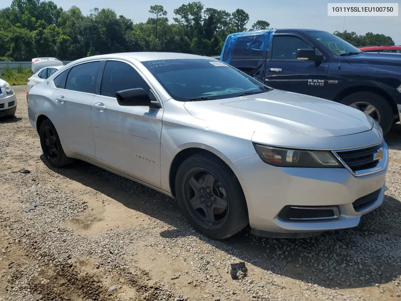 2014 Chevrolet Impala Ls VIN: 1G11Y5SL1EU100750 Lot: 61831695
