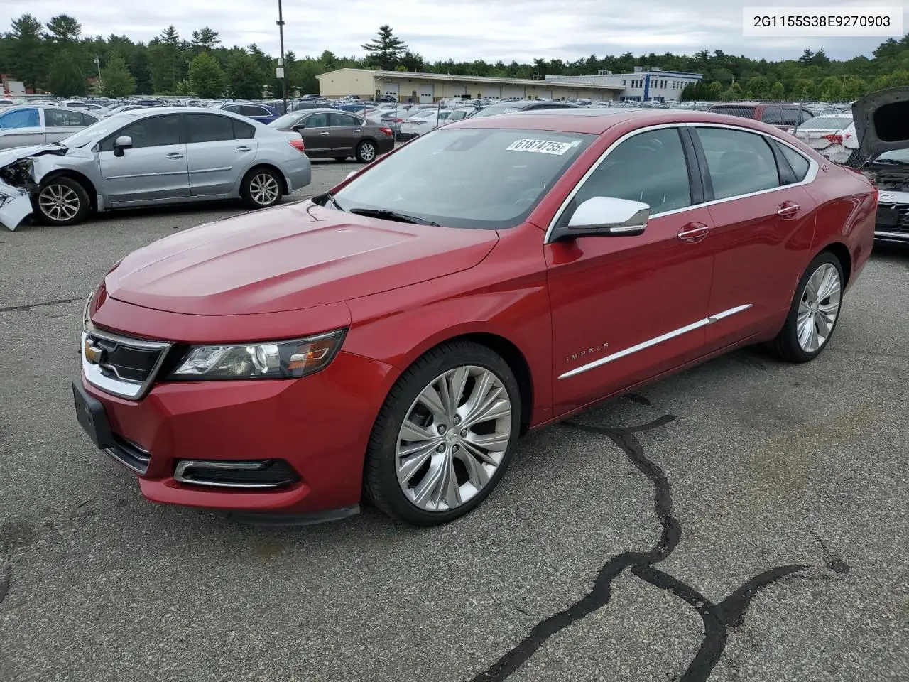 2014 Chevrolet Impala Ltz VIN: 2G1155S38E9270903 Lot: 61874755
