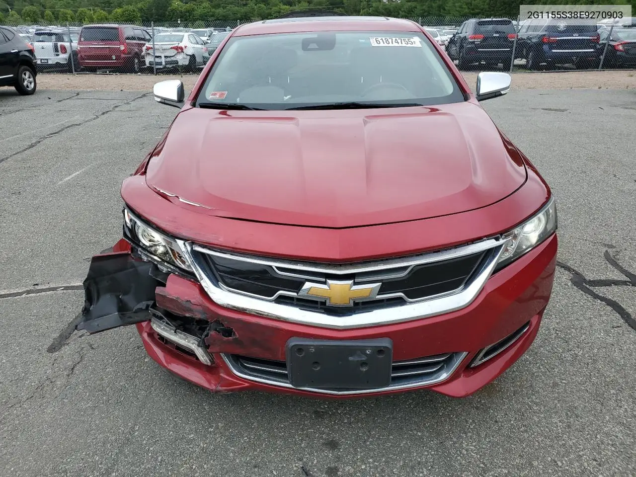 2014 Chevrolet Impala Ltz VIN: 2G1155S38E9270903 Lot: 61874755