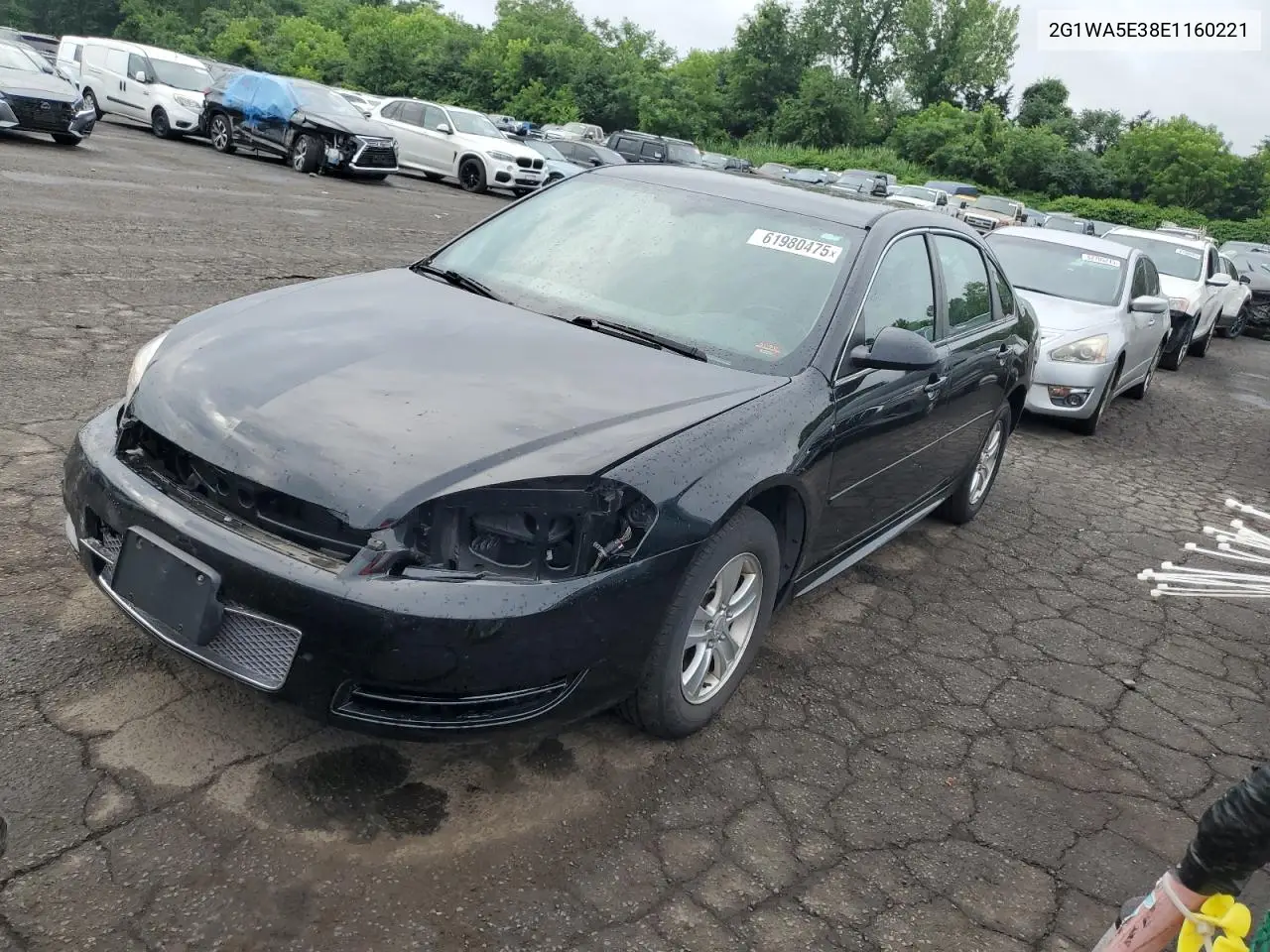 2014 Chevrolet Impala Limited Ls VIN: 2G1WA5E38E1160221 Lot: 61980475