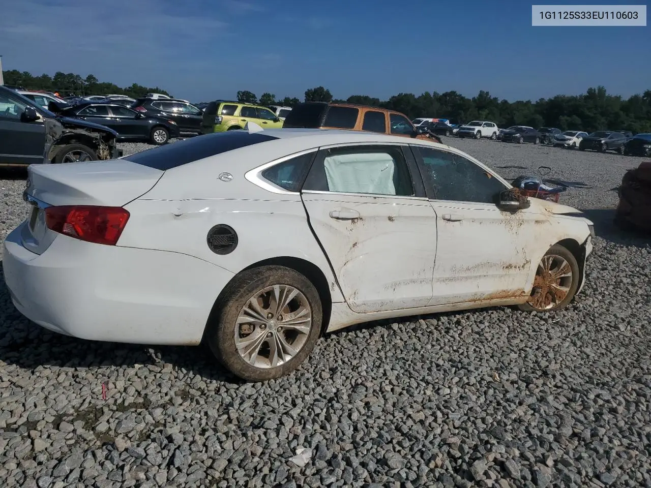 2014 Chevrolet Impala Lt VIN: 1G1125S33EU110603 Lot: 62181265