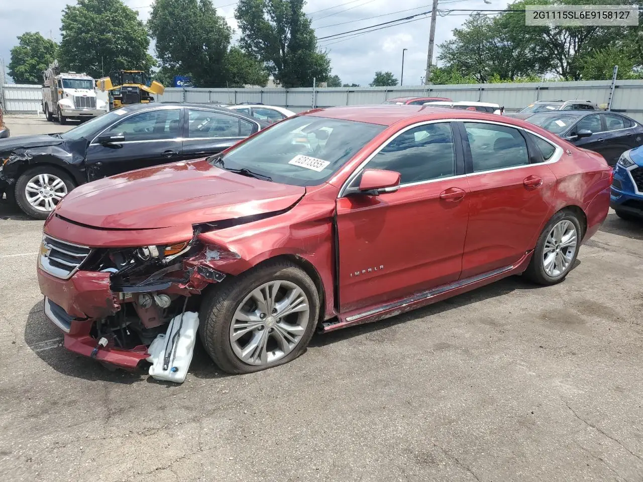 2014 Chevrolet Impala Lt VIN: 2G1115SL6E9158127 Lot: 62813355