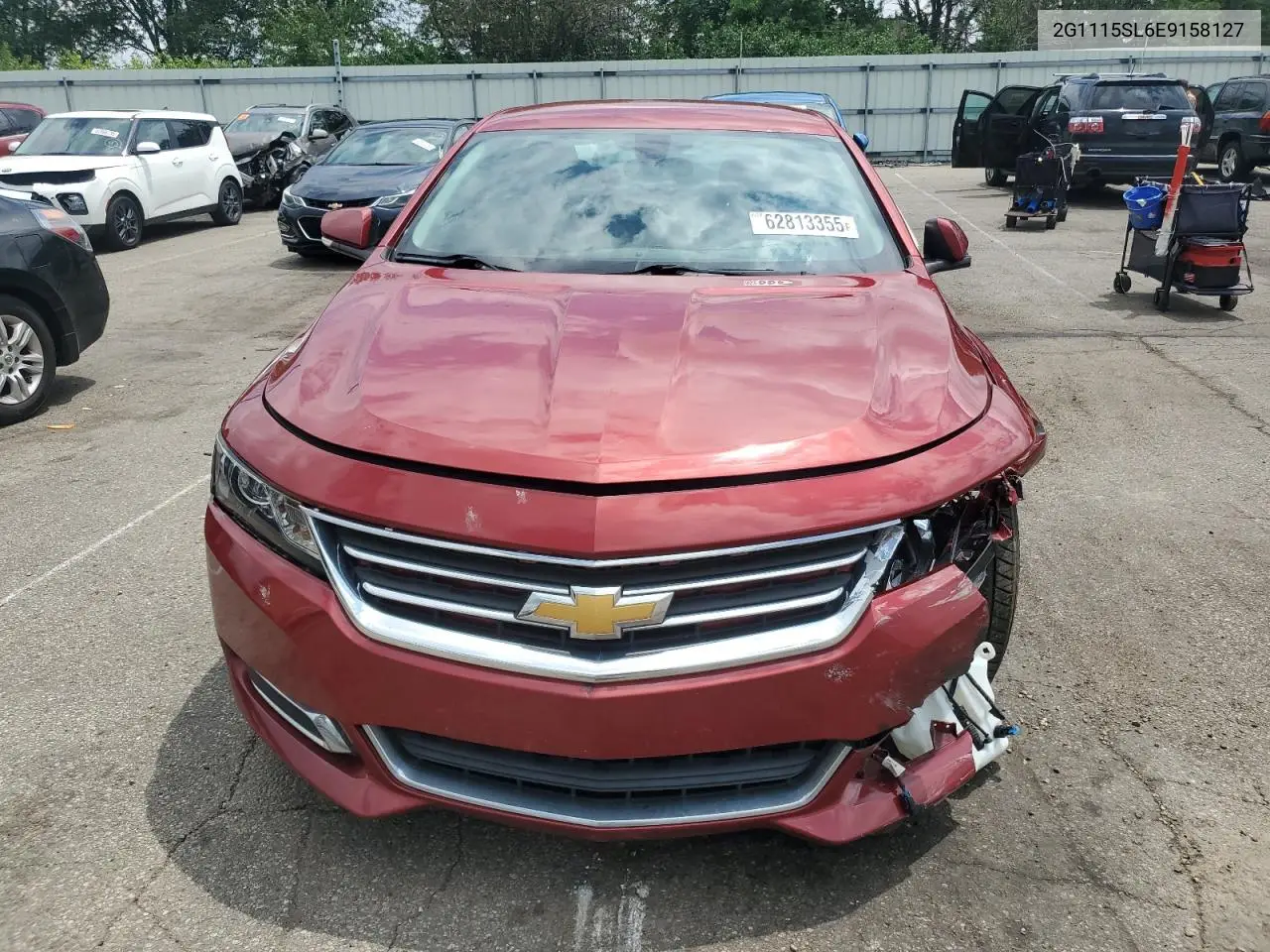 2014 Chevrolet Impala Lt VIN: 2G1115SL6E9158127 Lot: 62813355