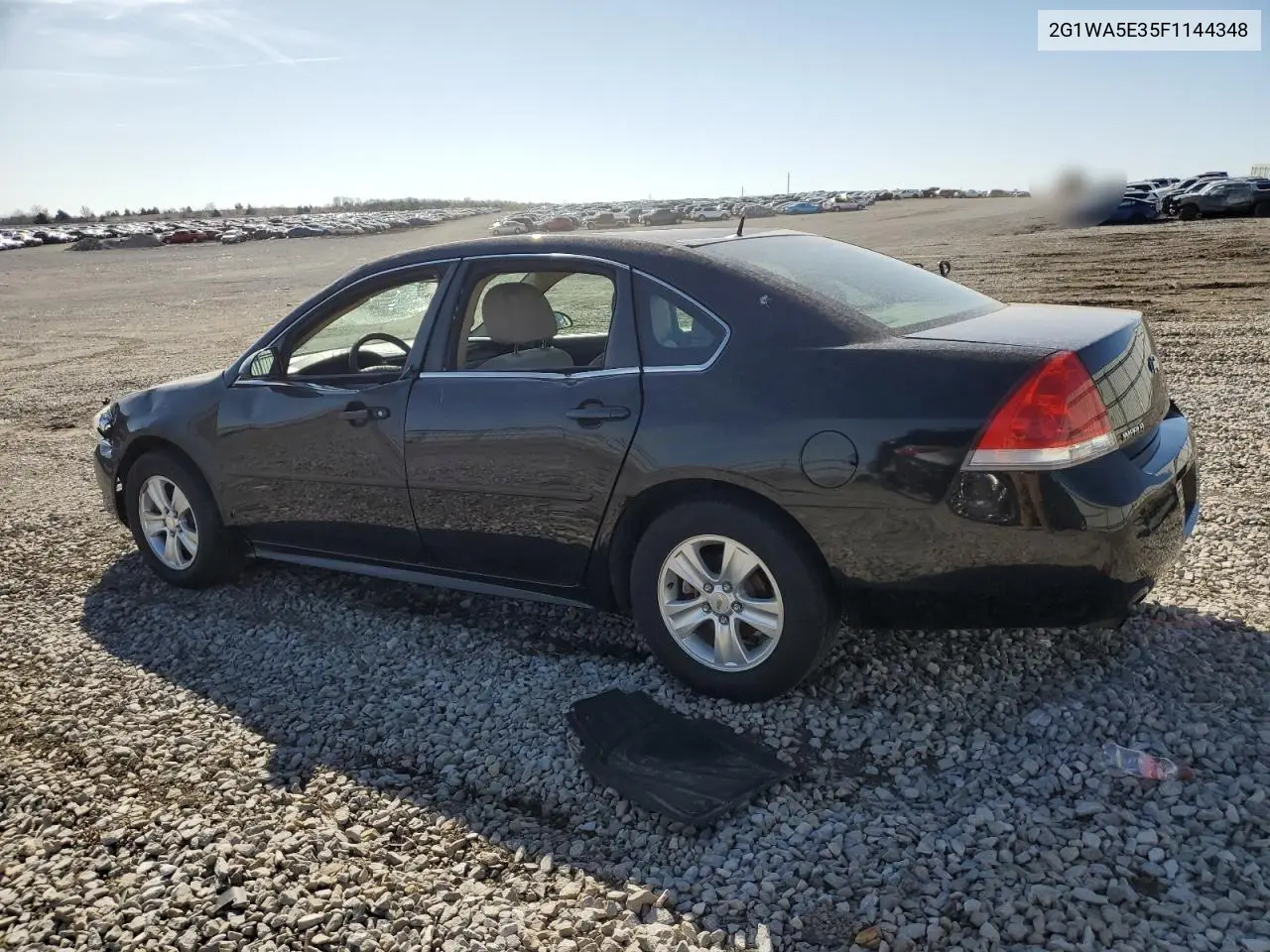 2015 Chevrolet Impala Limited Ls VIN: 2G1WA5E35F1144348 Lot: 49801985