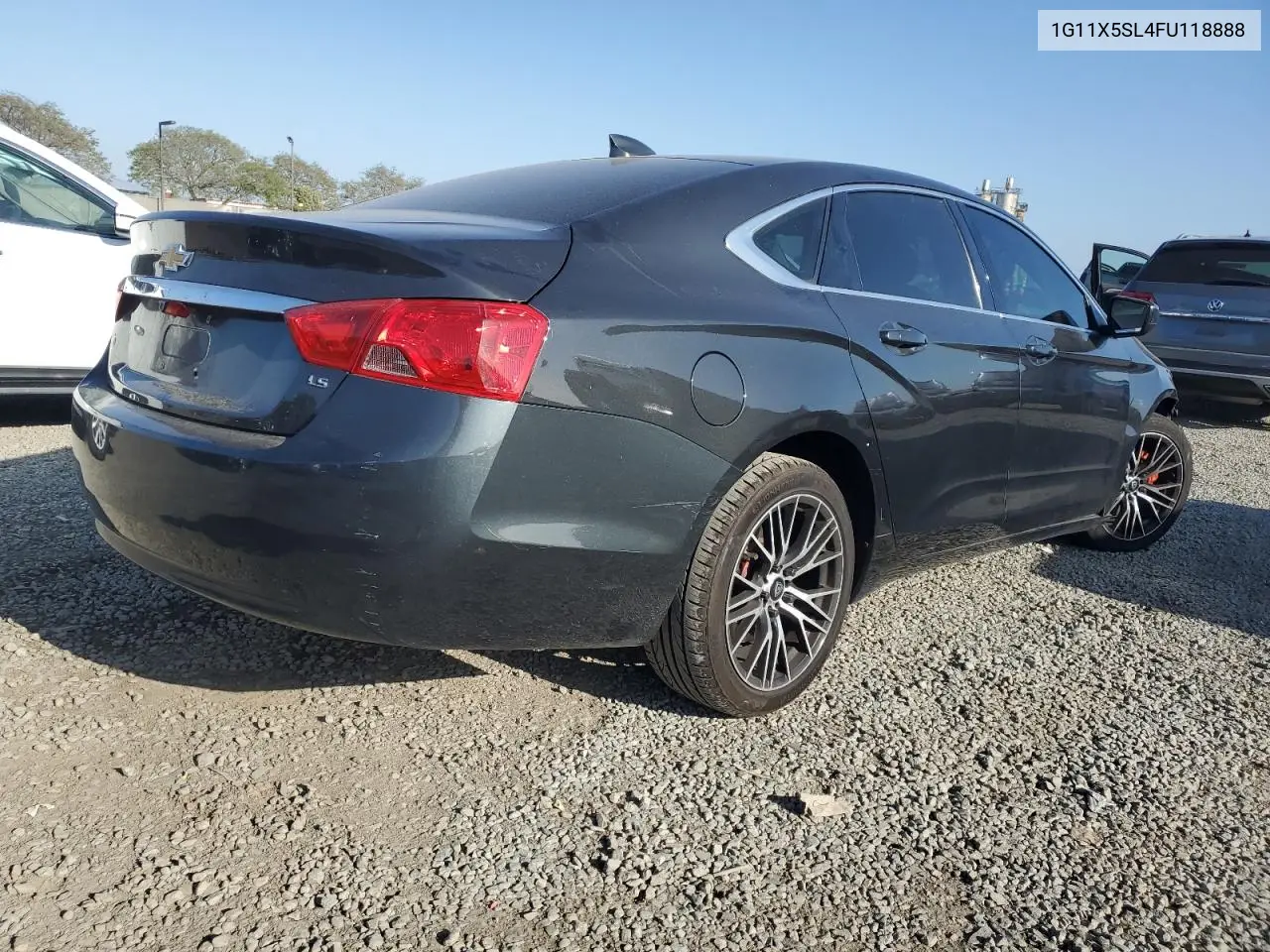 2015 Chevrolet Impala Ls VIN: 1G11X5SL4FU118888 Lot: 54168955
