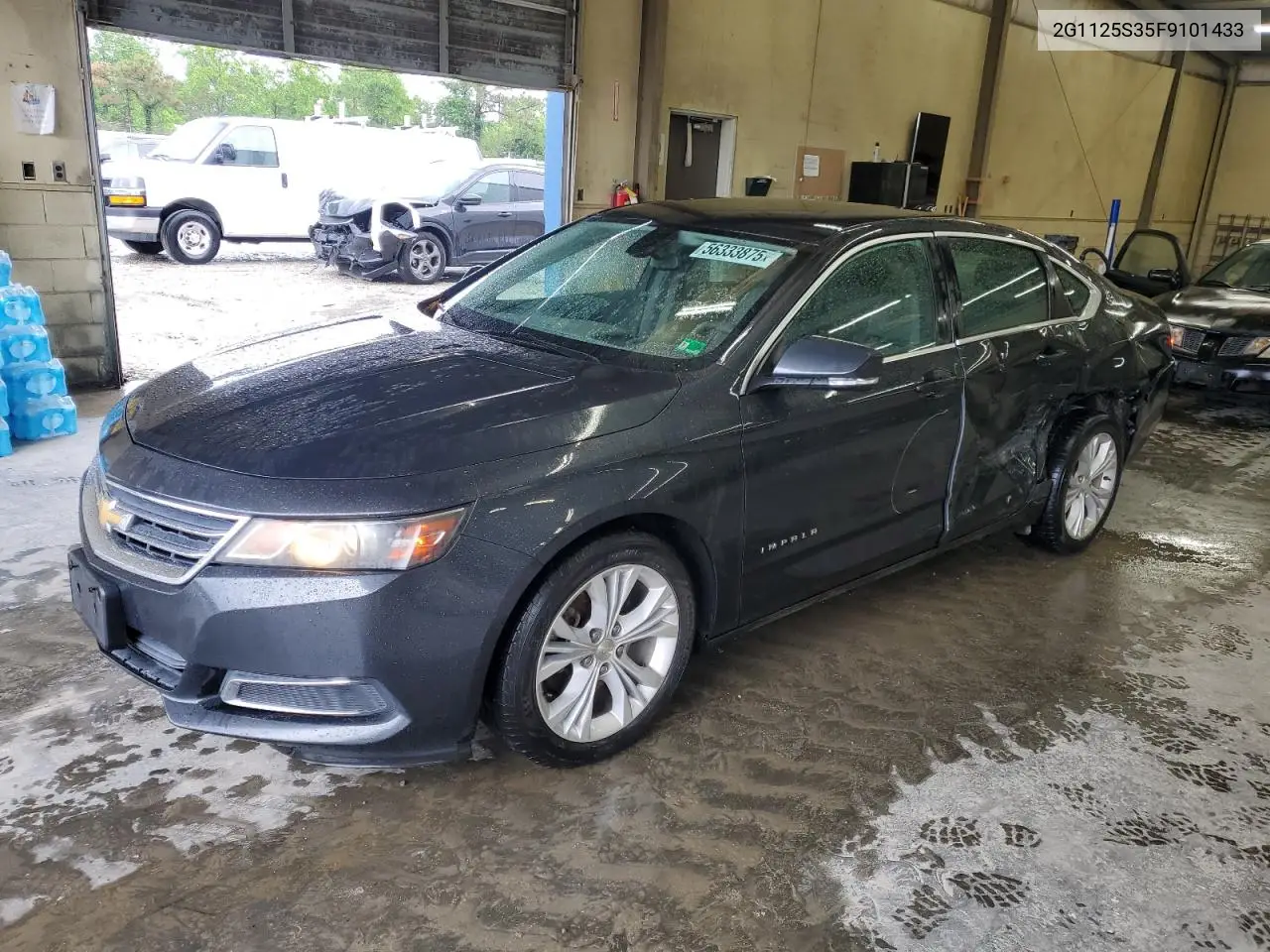 2015 Chevrolet Impala Lt VIN: 2G1125S35F9101433 Lot: 56333875