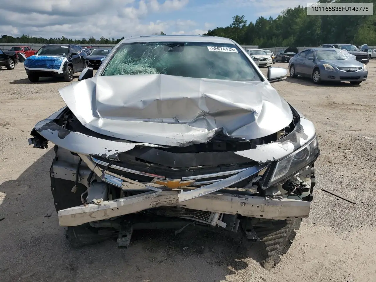 2015 Chevrolet Impala Ltz VIN: 1G1165S38FU143778 Lot: 56674435