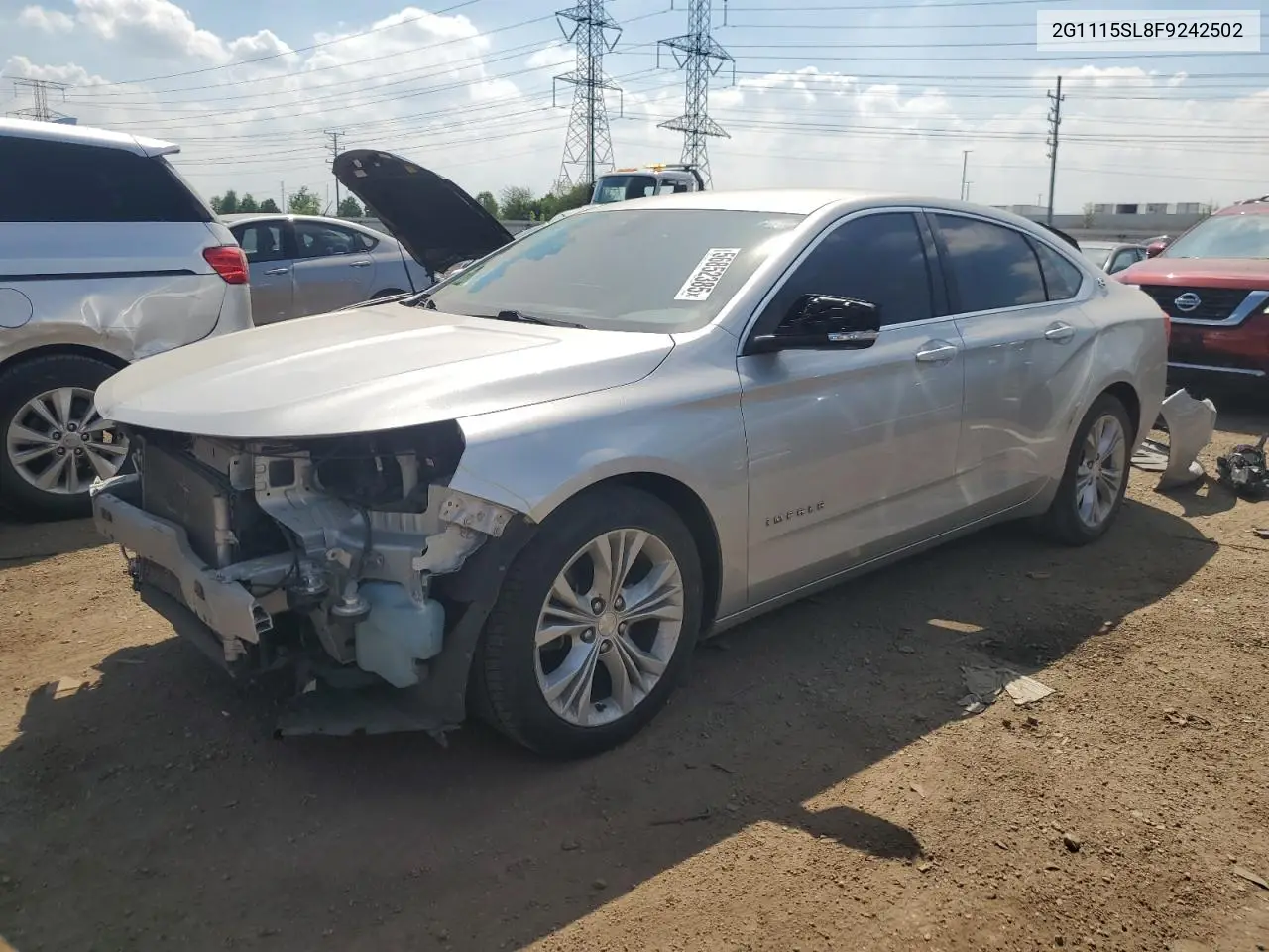 2015 Chevrolet Impala Lt VIN: 2G1115SL8F9242502 Lot: 56852385
