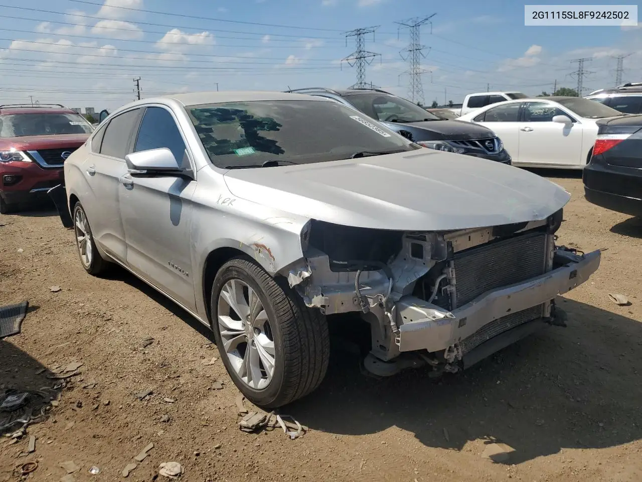 2015 Chevrolet Impala Lt VIN: 2G1115SL8F9242502 Lot: 56852385