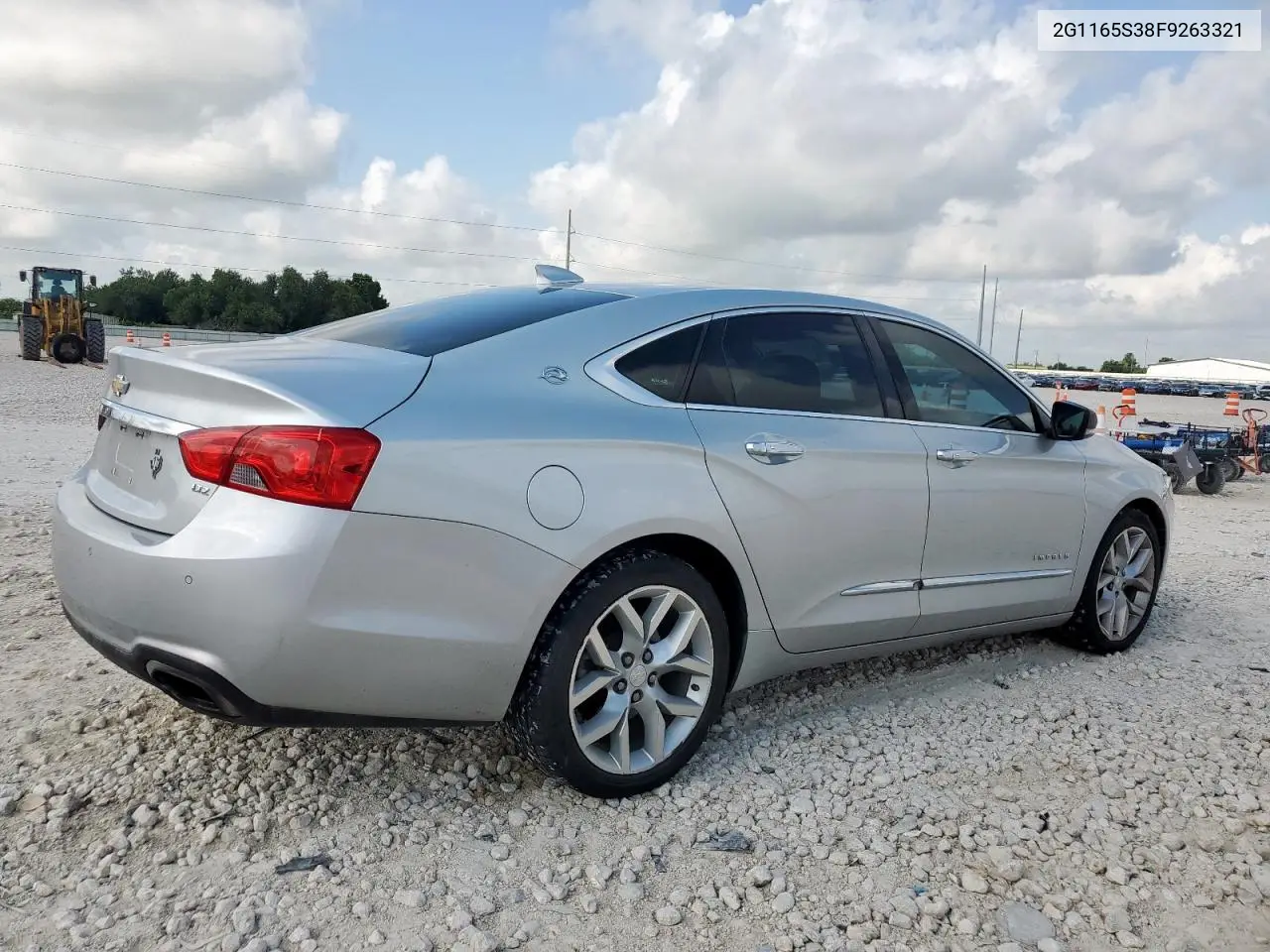 2015 Chevrolet Impala Ltz VIN: 2G1165S38F9263321 Lot: 58797355