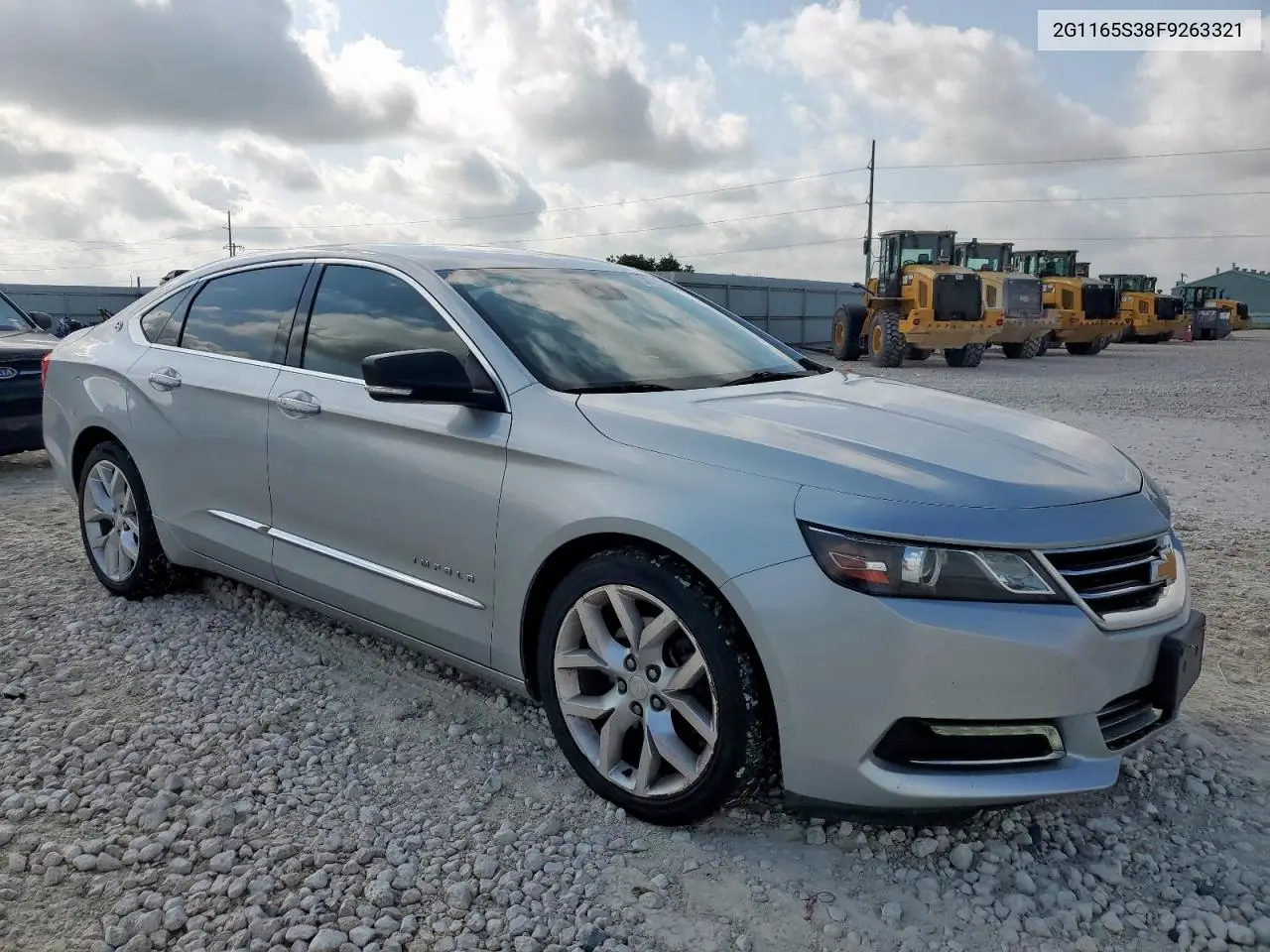 2015 Chevrolet Impala Ltz VIN: 2G1165S38F9263321 Lot: 58797355