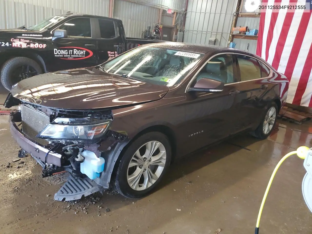 2015 Chevrolet Impala Lt VIN: 2G1125S34F9212555 Lot: 62288985