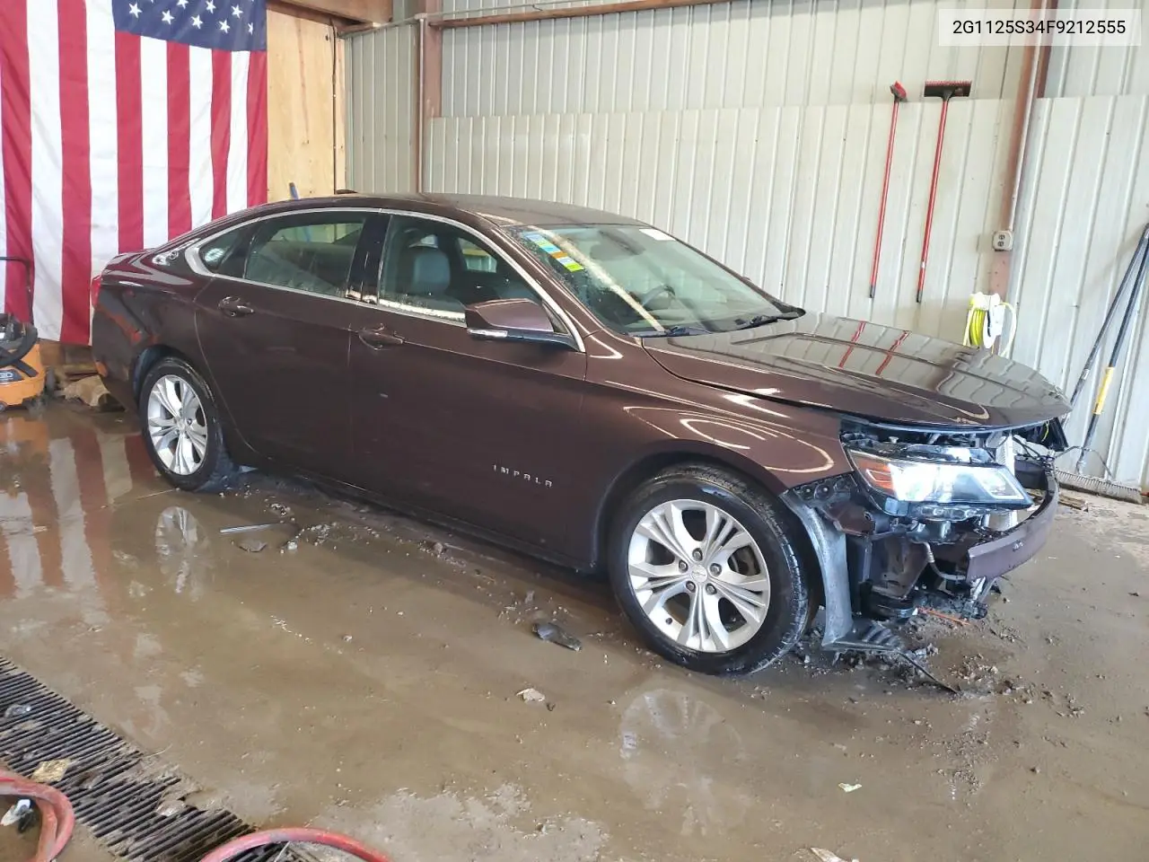 2015 Chevrolet Impala Lt VIN: 2G1125S34F9212555 Lot: 62288985