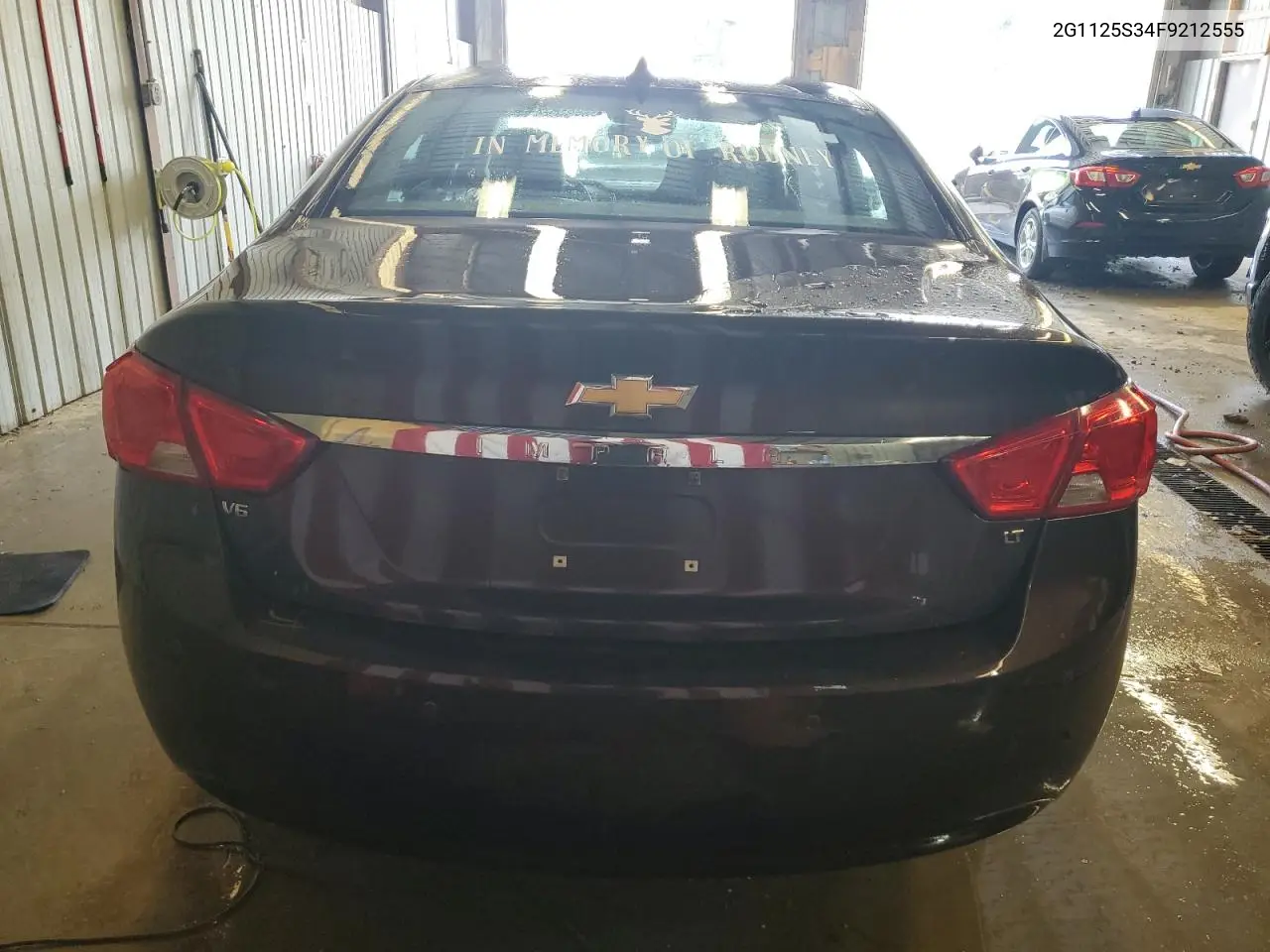 2015 Chevrolet Impala Lt VIN: 2G1125S34F9212555 Lot: 62288985
