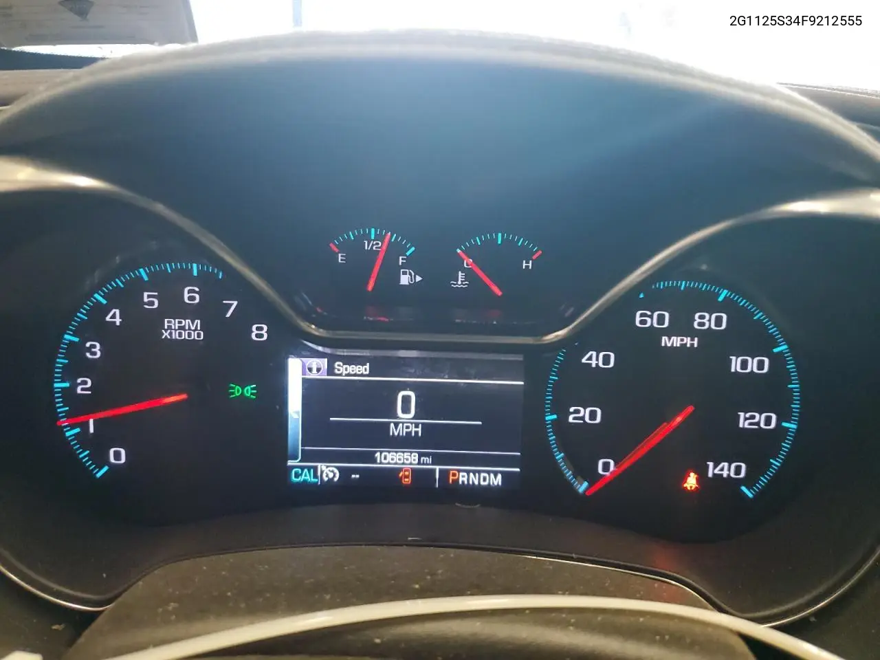2015 Chevrolet Impala Lt VIN: 2G1125S34F9212555 Lot: 62288985