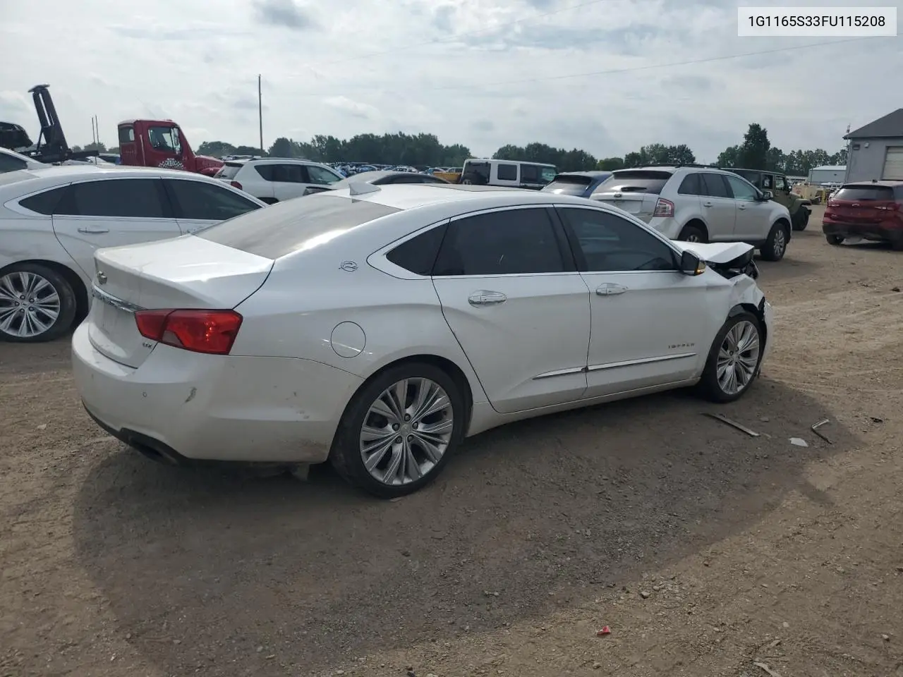 2015 Chevrolet Impala Ltz VIN: 1G1165S33FU115208 Lot: 62317235
