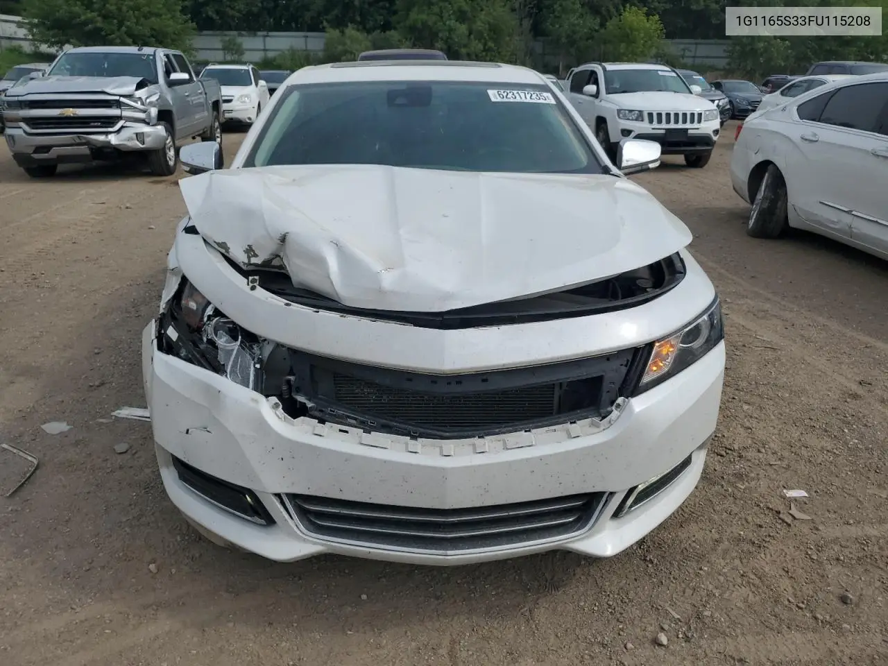 2015 Chevrolet Impala Ltz VIN: 1G1165S33FU115208 Lot: 62317235