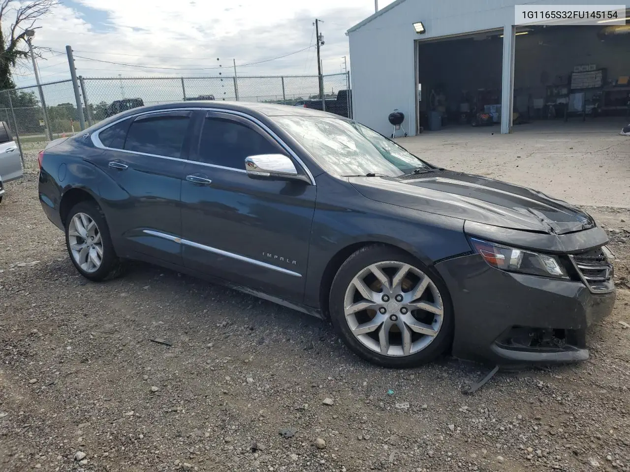 2015 Chevrolet Impala Ltz VIN: 1G1165S32FU145154 Lot: 62589375