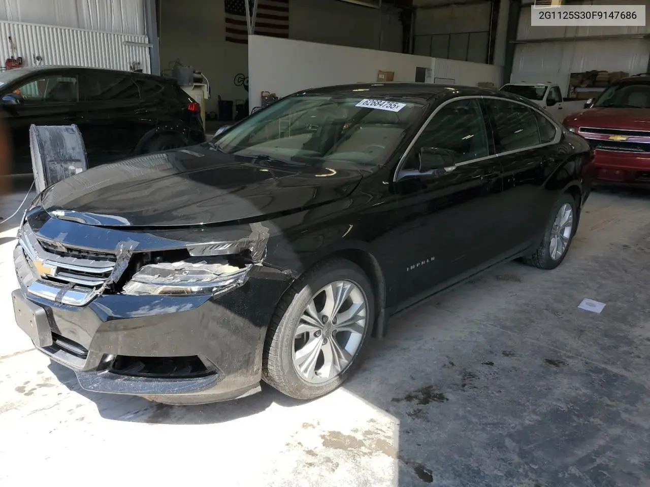 2015 Chevrolet Impala Lt VIN: 2G1125S30F9147686 Lot: 62684755