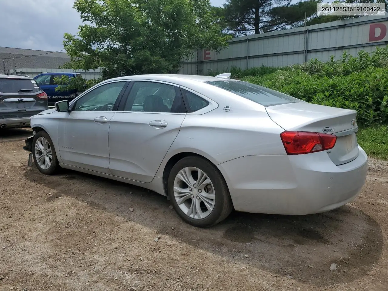 2015 Chevrolet Impala Lt VIN: 2G1125S36F9100422 Lot: 62702125