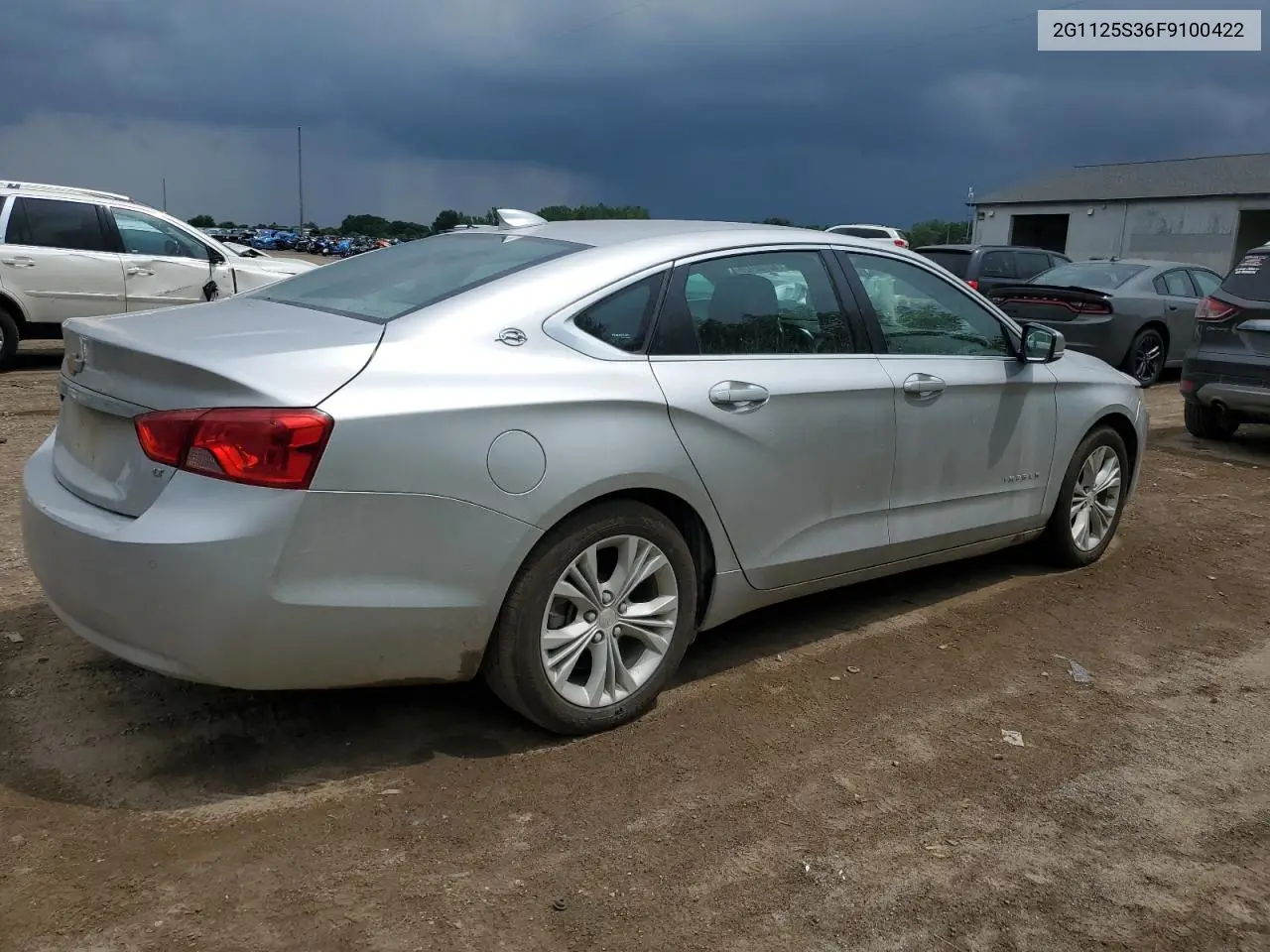 2015 Chevrolet Impala Lt VIN: 2G1125S36F9100422 Lot: 62702125