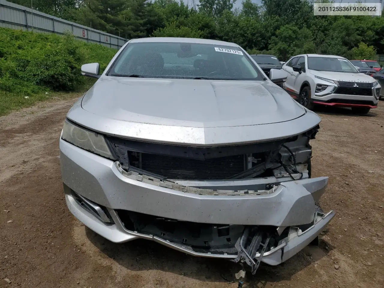 2015 Chevrolet Impala Lt VIN: 2G1125S36F9100422 Lot: 62702125