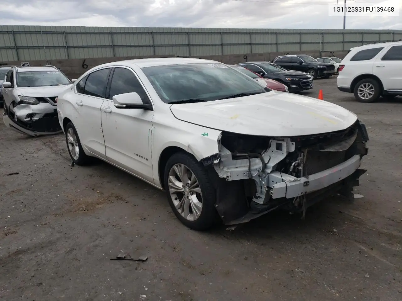 2015 Chevrolet Impala Lt VIN: 1G1125S31FU139468 Lot: 63067575