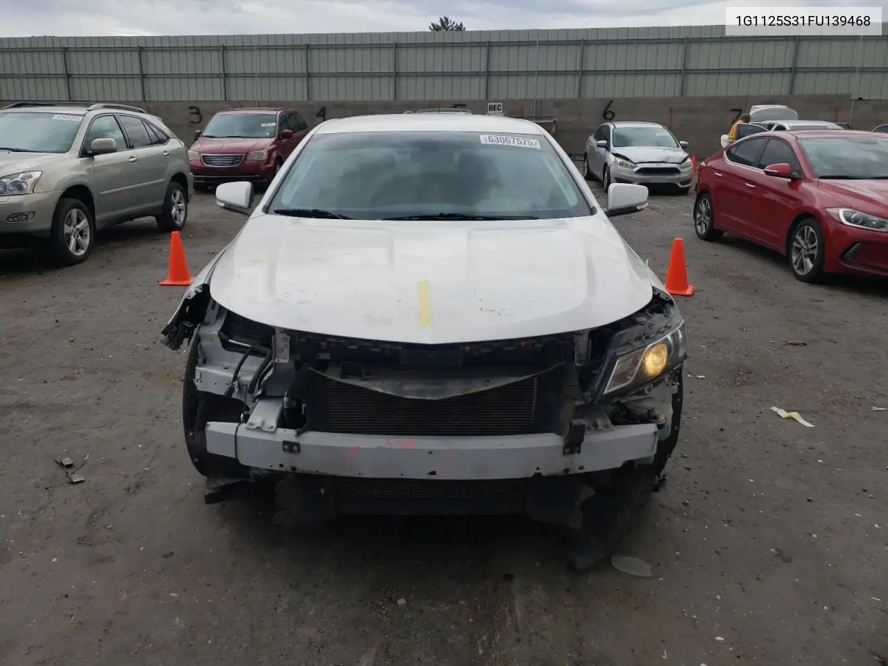 2015 Chevrolet Impala Lt VIN: 1G1125S31FU139468 Lot: 63067575