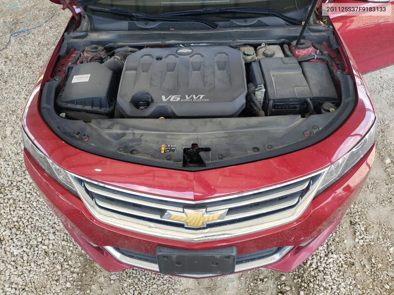2015 Chevrolet Impala Lt VIN: 2G1125S37F9183133 Lot: 63390435