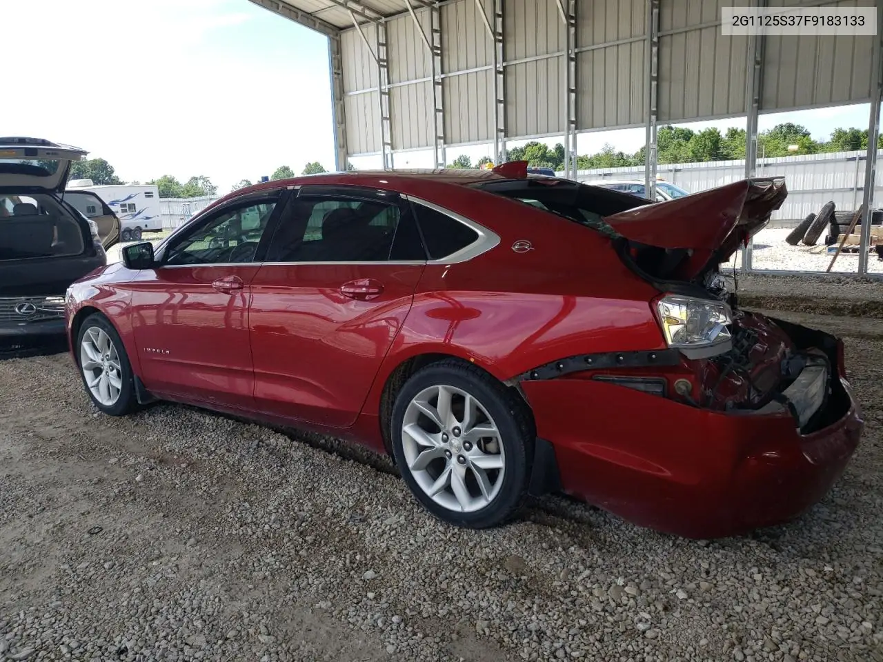 2015 Chevrolet Impala Lt VIN: 2G1125S37F9183133 Lot: 63390435