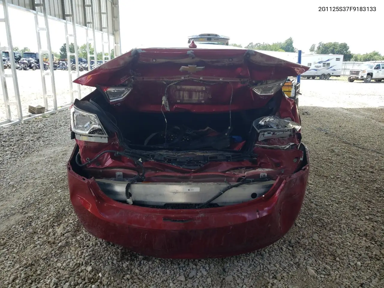 2015 Chevrolet Impala Lt VIN: 2G1125S37F9183133 Lot: 63390435