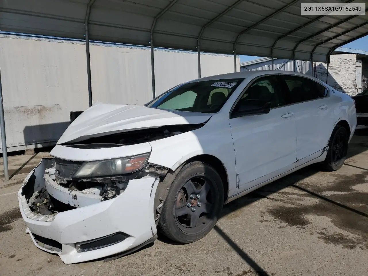 2016 Chevrolet Impala Ls VIN: 2G11X5SA1G9162540 Lot: 53126065