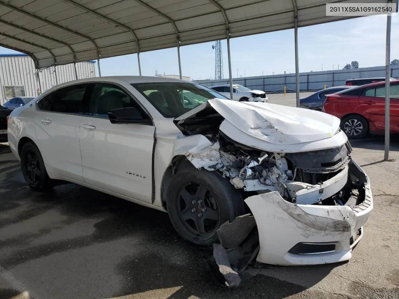 2016 Chevrolet Impala Ls VIN: 2G11X5SA1G9162540 Lot: 53126065