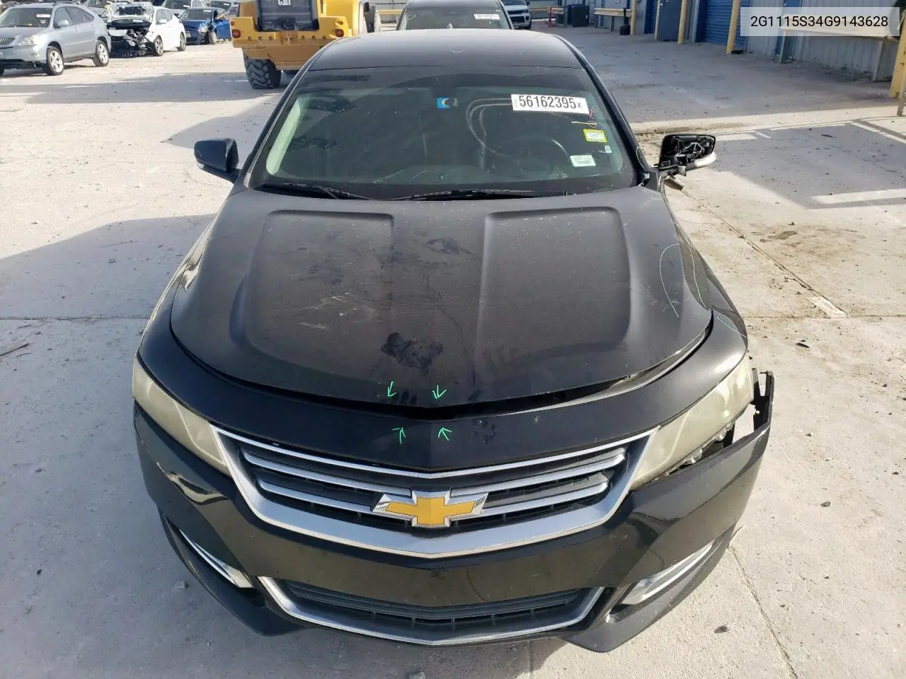 2016 Chevrolet Impala Lt VIN: 2G1115S34G9143628 Lot: 56162395