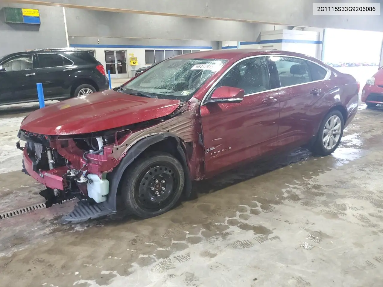 2016 Chevrolet Impala Lt VIN: 2G1115S33G9206086 Lot: 56457915