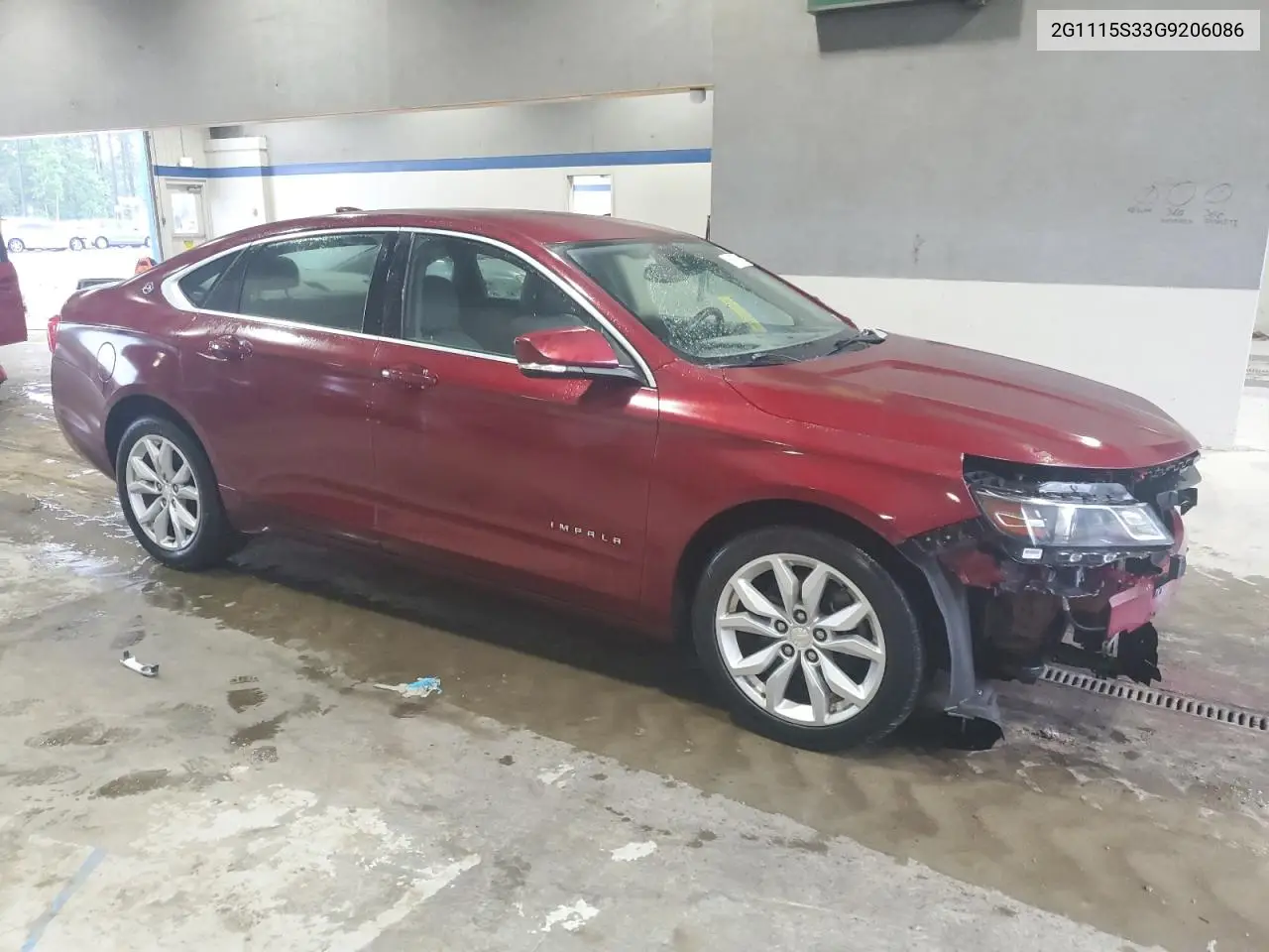 2016 Chevrolet Impala Lt VIN: 2G1115S33G9206086 Lot: 56457915