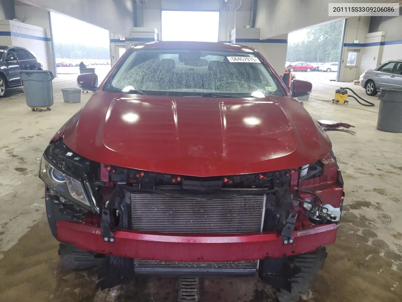 2016 Chevrolet Impala Lt VIN: 2G1115S33G9206086 Lot: 56457915