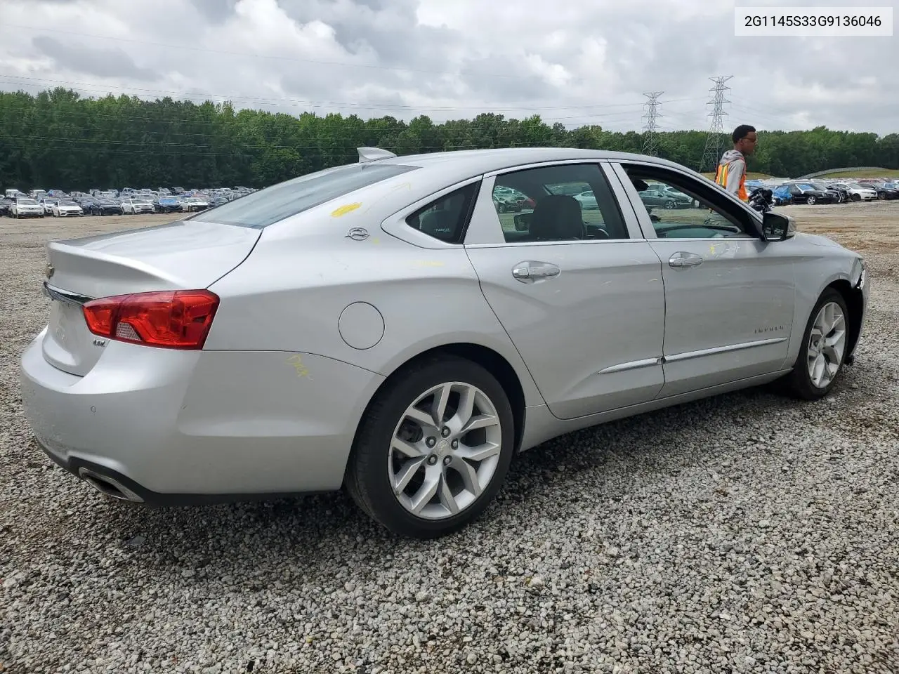 2016 Chevrolet Impala Ltz VIN: 2G1145S33G9136046 Lot: 56869235