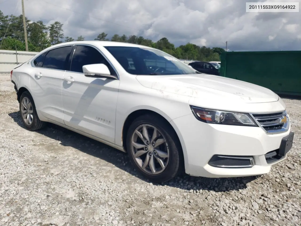 2016 Chevrolet Impala Lt VIN: 2G1115S3XG9164922 Lot: 56905485