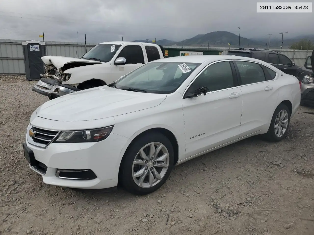 2016 Chevrolet Impala Lt VIN: 2G1115S30G9135428 Lot: 56935465