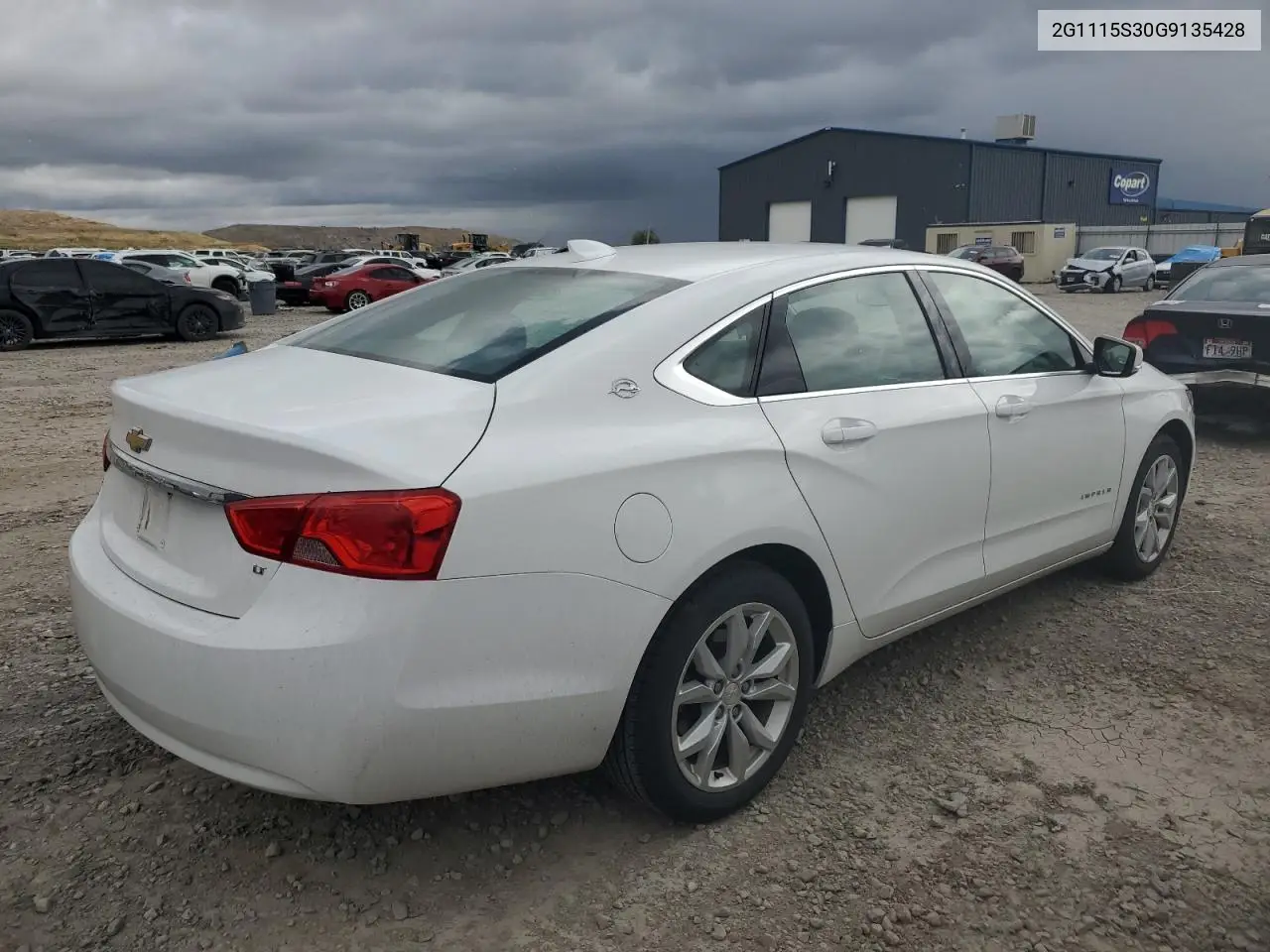 2016 Chevrolet Impala Lt VIN: 2G1115S30G9135428 Lot: 56935465