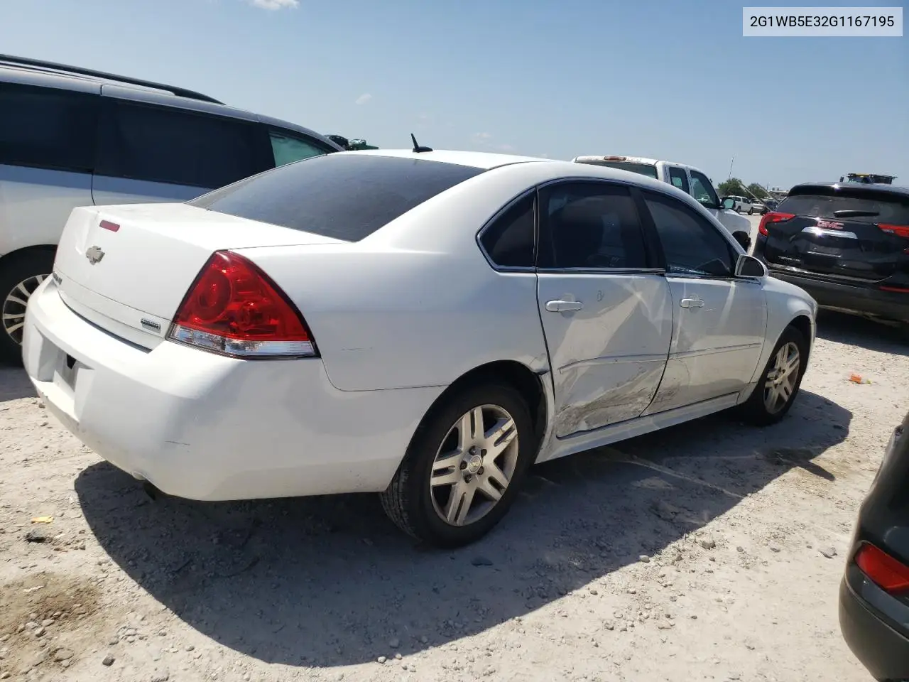 2016 Chevrolet Impala Limited Lt VIN: 2G1WB5E32G1167195 Lot: 57136465