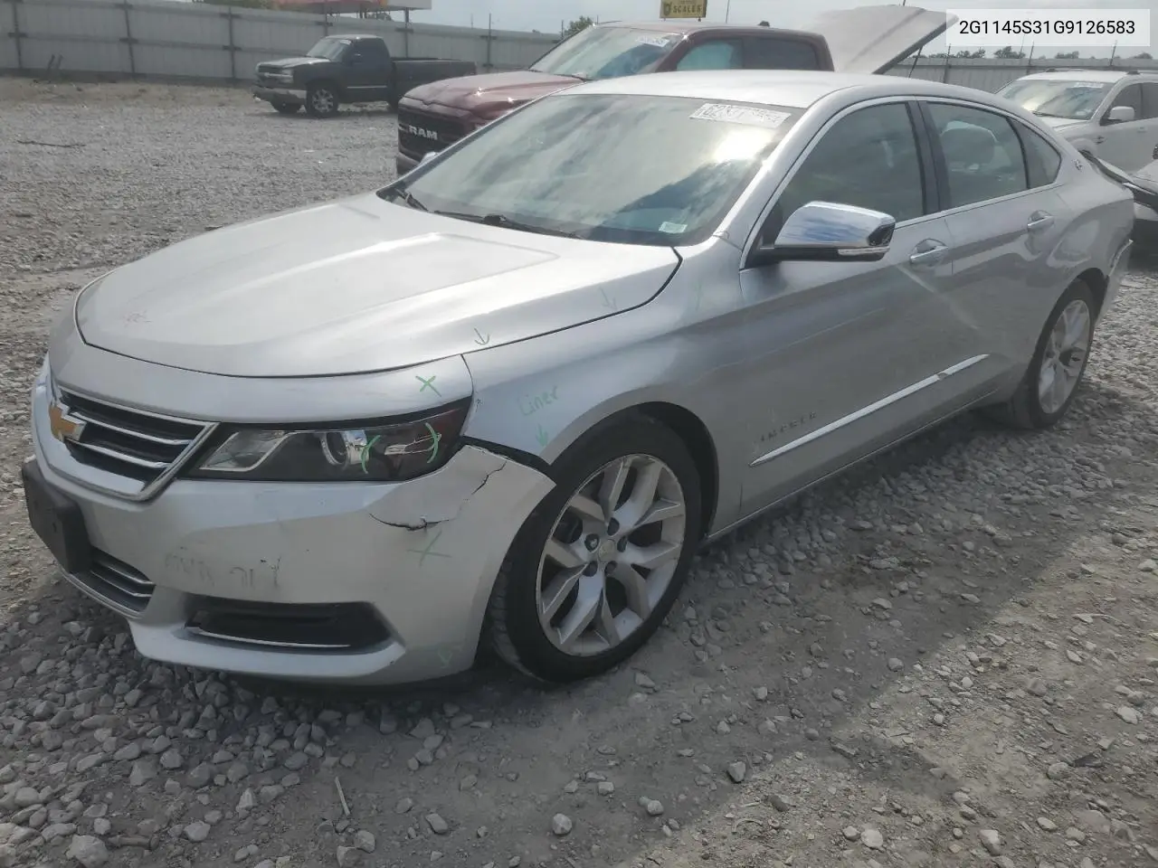 2016 Chevrolet Impala Ltz VIN: 2G1145S31G9126583 Lot: 62377785