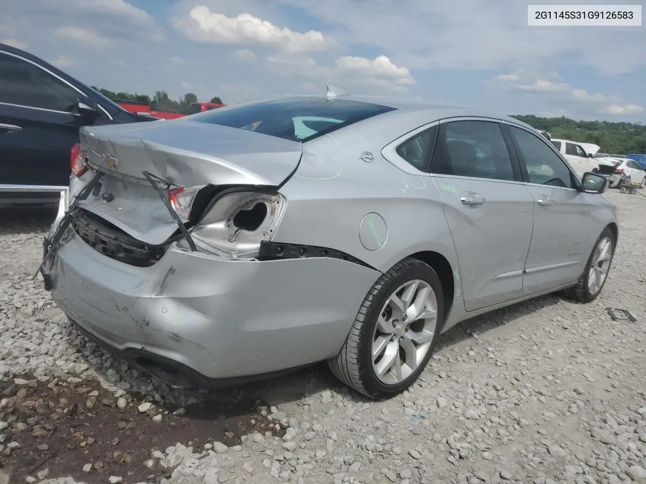 2016 Chevrolet Impala Ltz VIN: 2G1145S31G9126583 Lot: 62377785