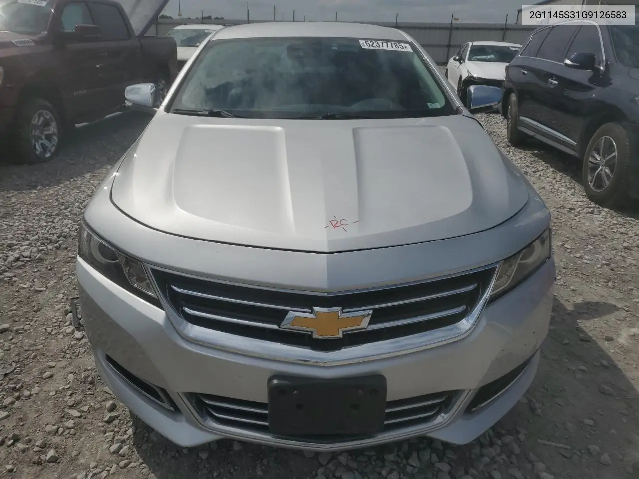 2016 Chevrolet Impala Ltz VIN: 2G1145S31G9126583 Lot: 62377785
