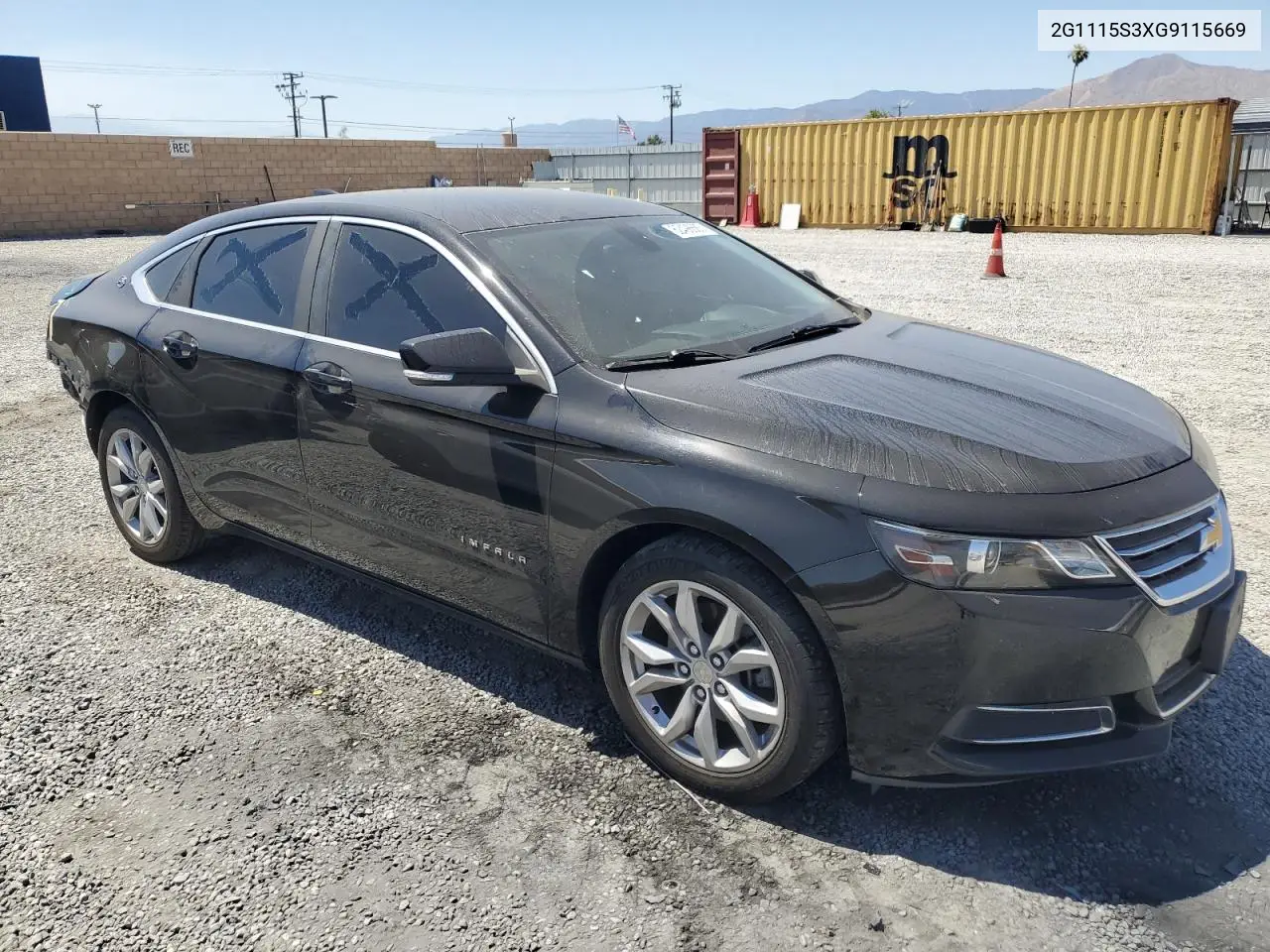 2016 Chevrolet Impala Lt VIN: 2G1115S3XG9115669 Lot: 62498685
